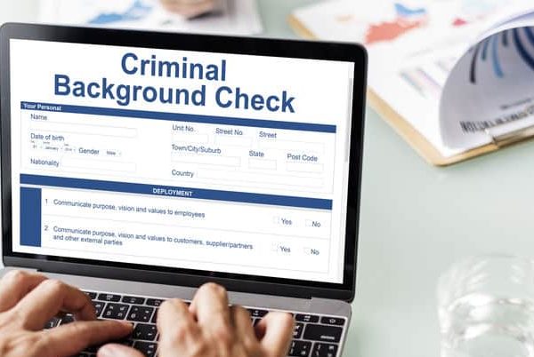Criminal Background Check Insurance Form Concept - pre employment screening