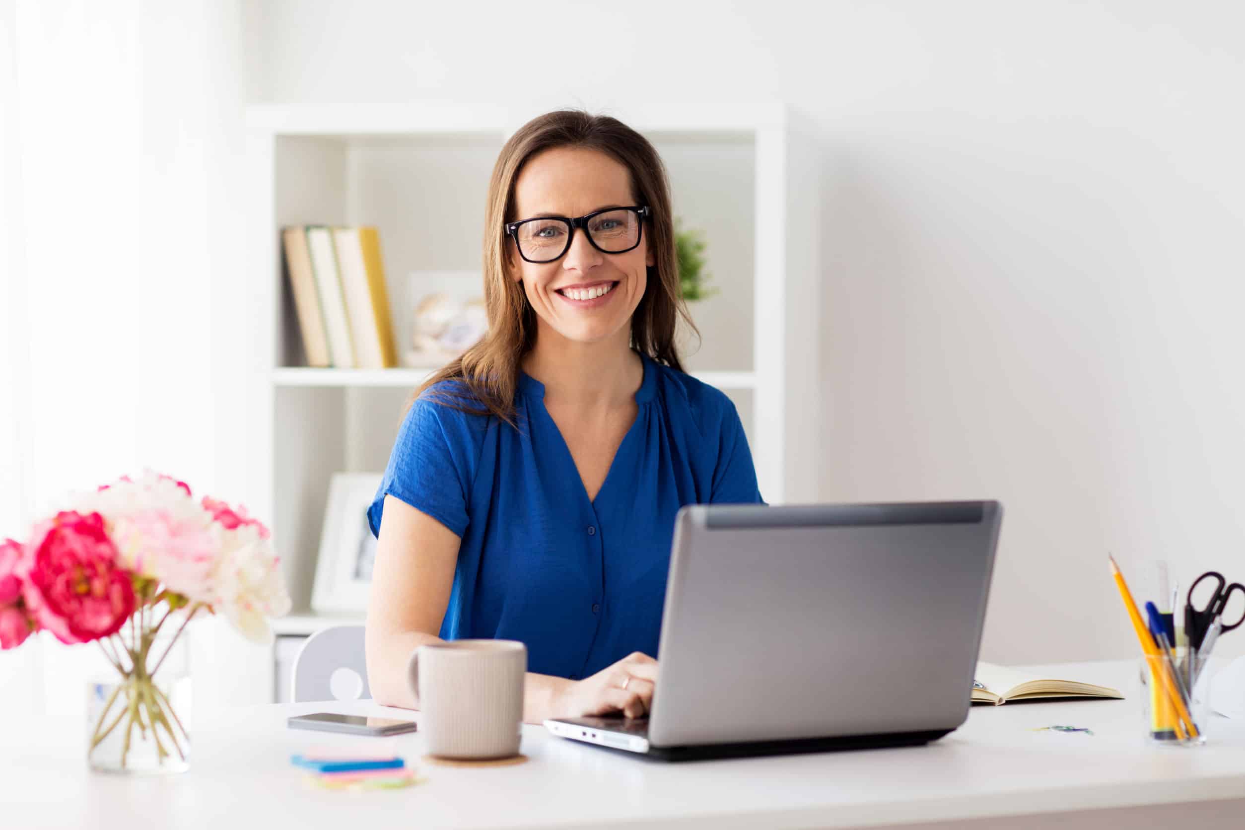 employees using personal computers at work